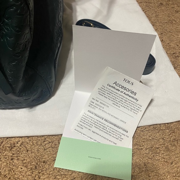 Tous EW Bowling Mossaic Verde Bag - Picture 12 of 13